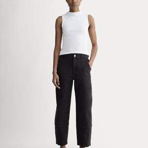 Everlane The Utility Barrel Pant Women's Black Jeans Size 10 Regular